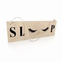 Targa in legno - Sleep
