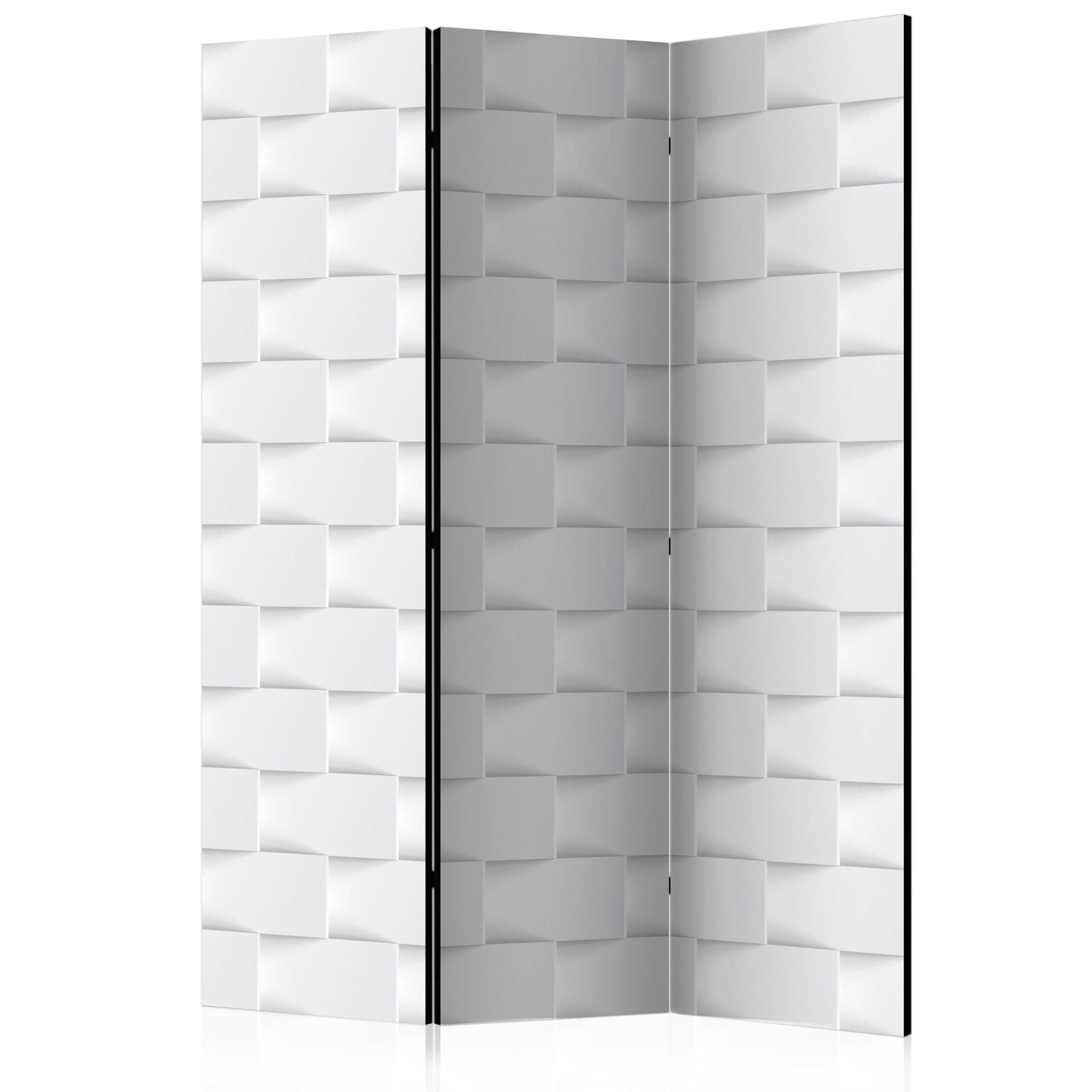 Schermo divisorio - Salice bianco, 3 pezzi