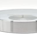 Moderne Aluminium Wanduhr grau mit Silberoptik - R
