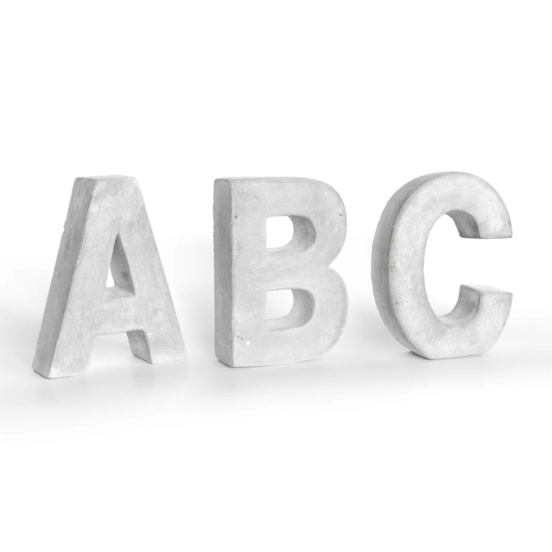 Lettere deco - Effetto cemento