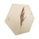 Esagono in legno Erba ornamentale No. 1