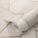 Carta da parati in tessuto non tessuto MOSAIQUE Elle Decoration 4, beige