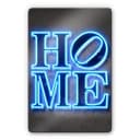 Glasbild Mielu - Home