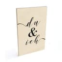 Stampa su legno - Du und ich
