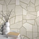 Carta da parati in tessuto non tessuto MOSAIQUE Elle Decoration 4, beige
