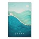 Stampa su vetro Rivers - Cina