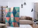 Divisorio per sala - Triangoli orientali, 3 pezzi