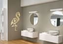 Decoro in legno origami Flamingo