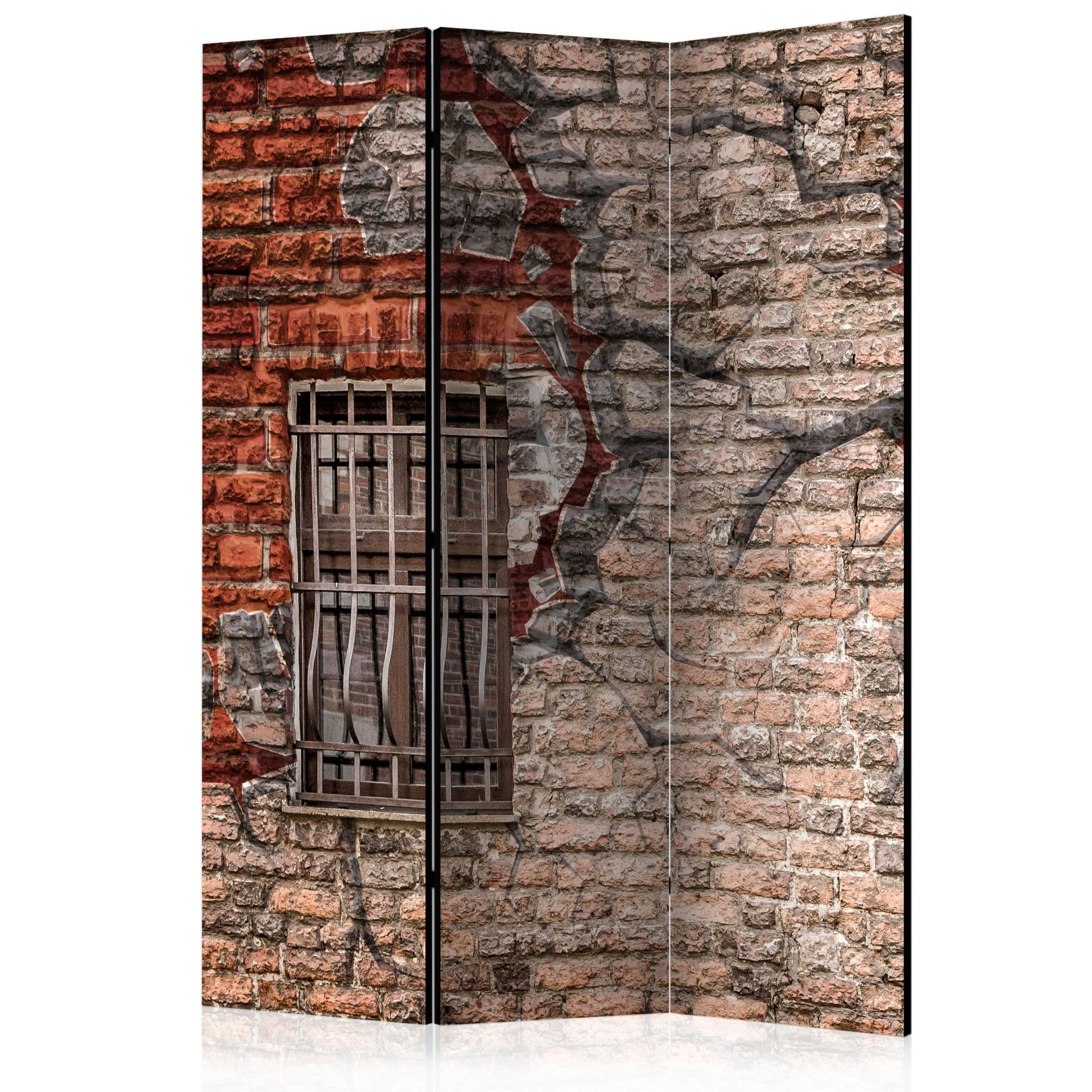 Schermo divisorio - Rompere il muro, 3 pezzi