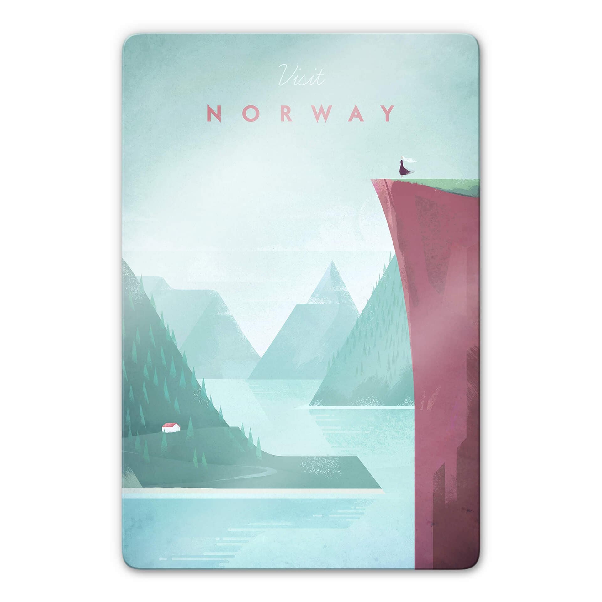 Glasbild Rivers - Norwegen