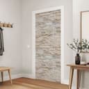 Pellicola per porte effetto pietra - Parete in pietra naturale - Decorazione autoadesiva per porte