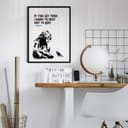 Poster Banksy - If you get tired
