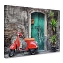 Stampa su tela - Motorino rosso