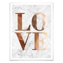 Poster effetto ramato – Love 01
