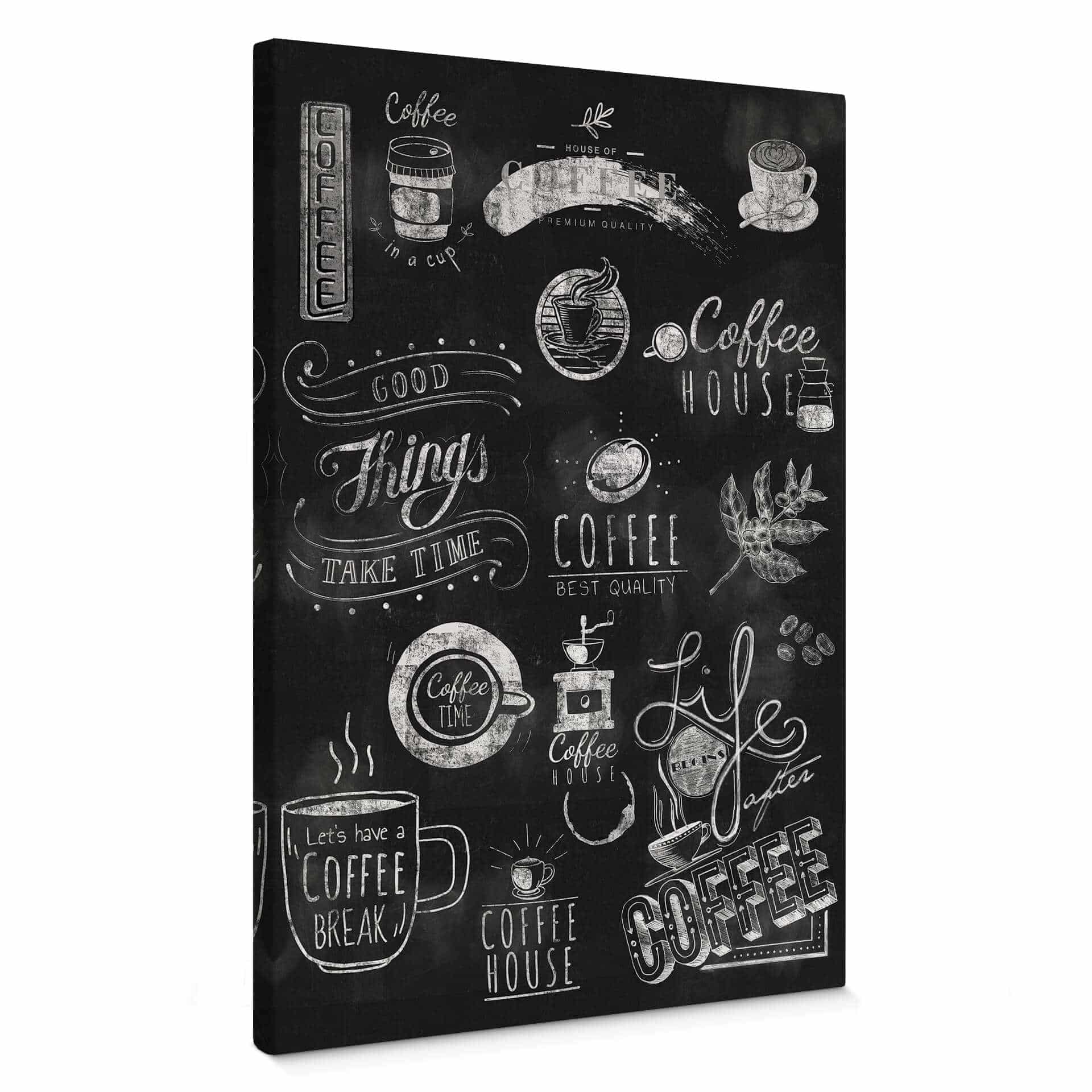 Stampa su tela World of Coffee