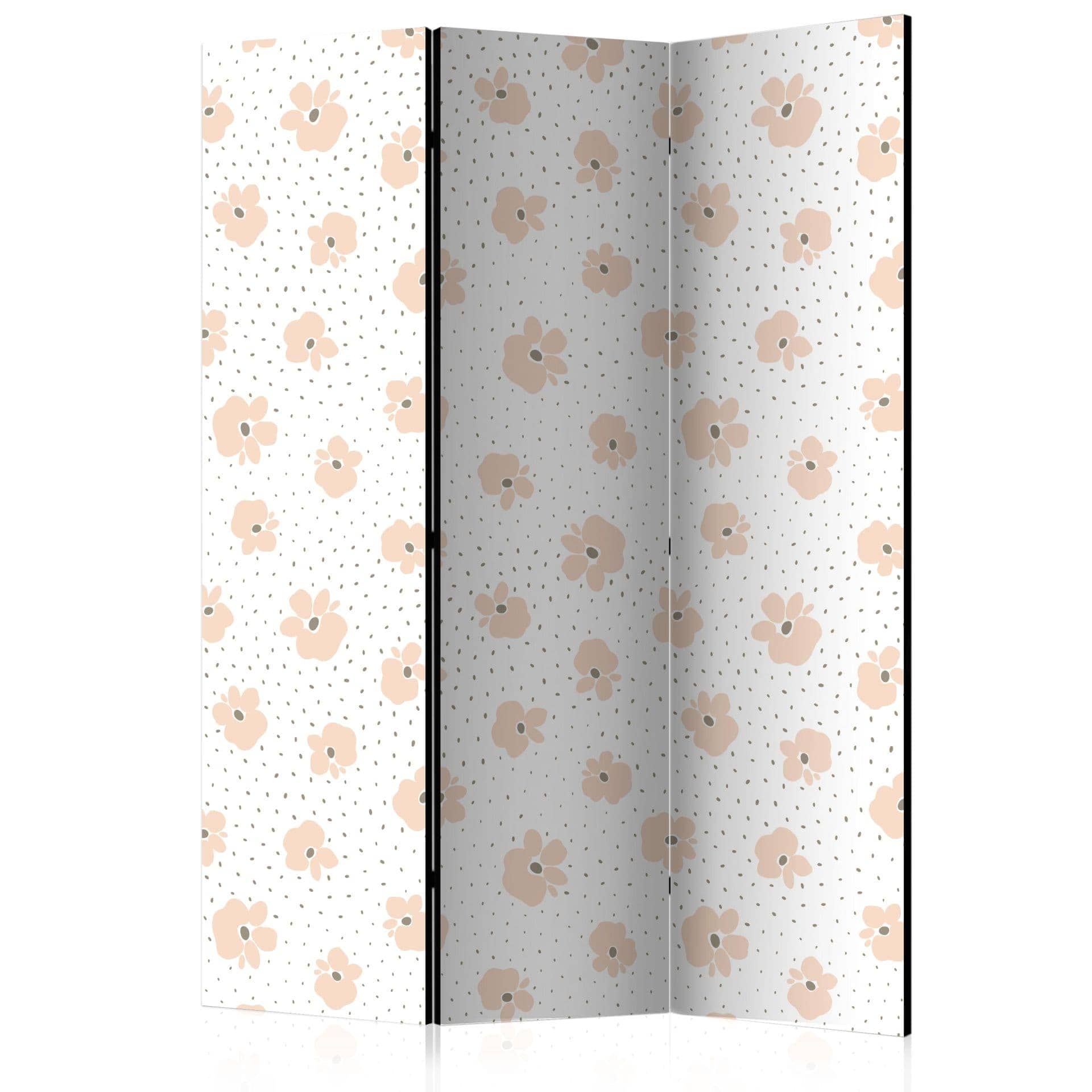 Schermo divisorio - Fiori di bambini, 3 pezzi