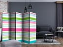 Schermo divisorio - Strisce luminose, 3 pezzi