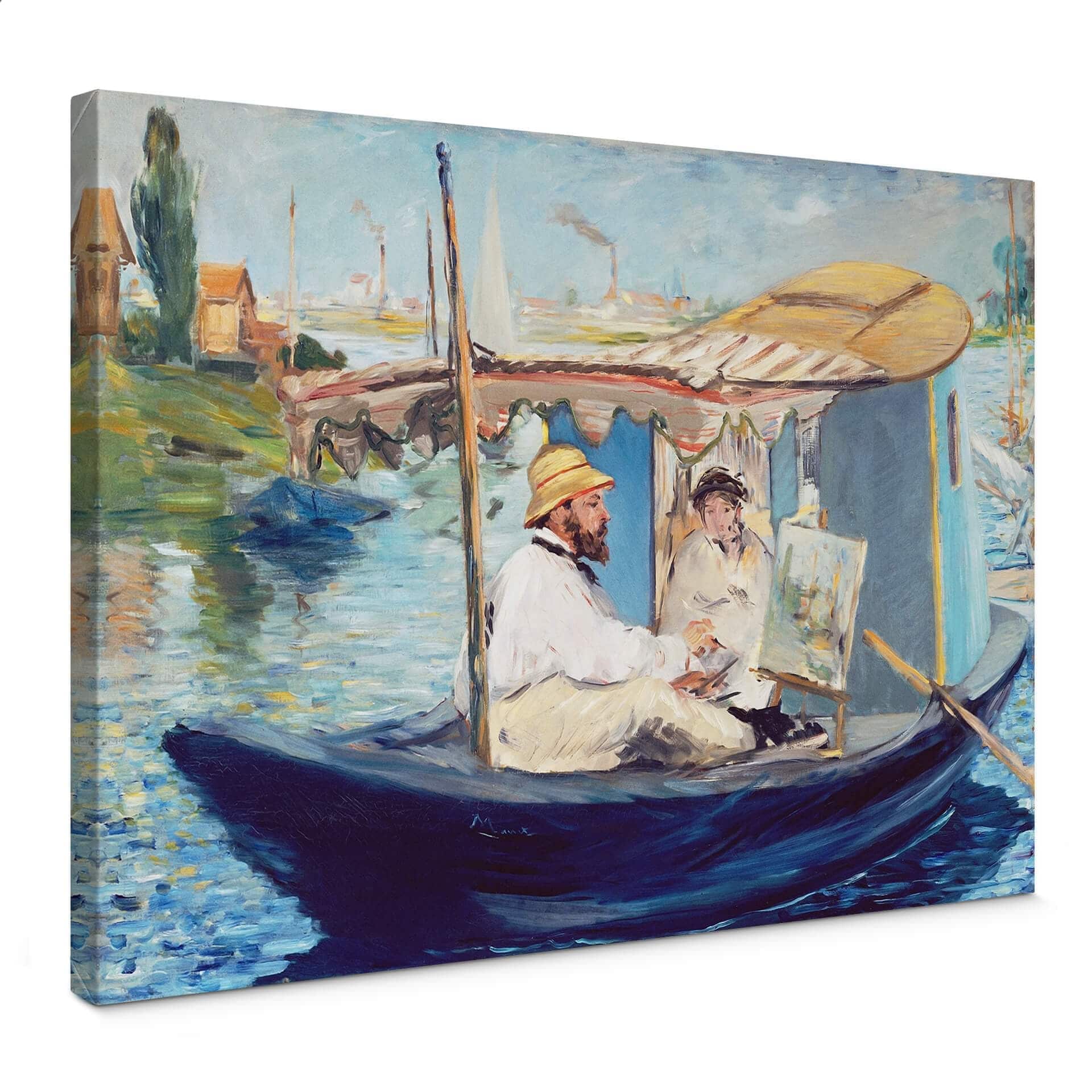 Stampa su tela - Manet - La barca