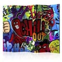 Divisorio - Graffiti - Peperoncino da, 5 pezzi - 225x172 cm