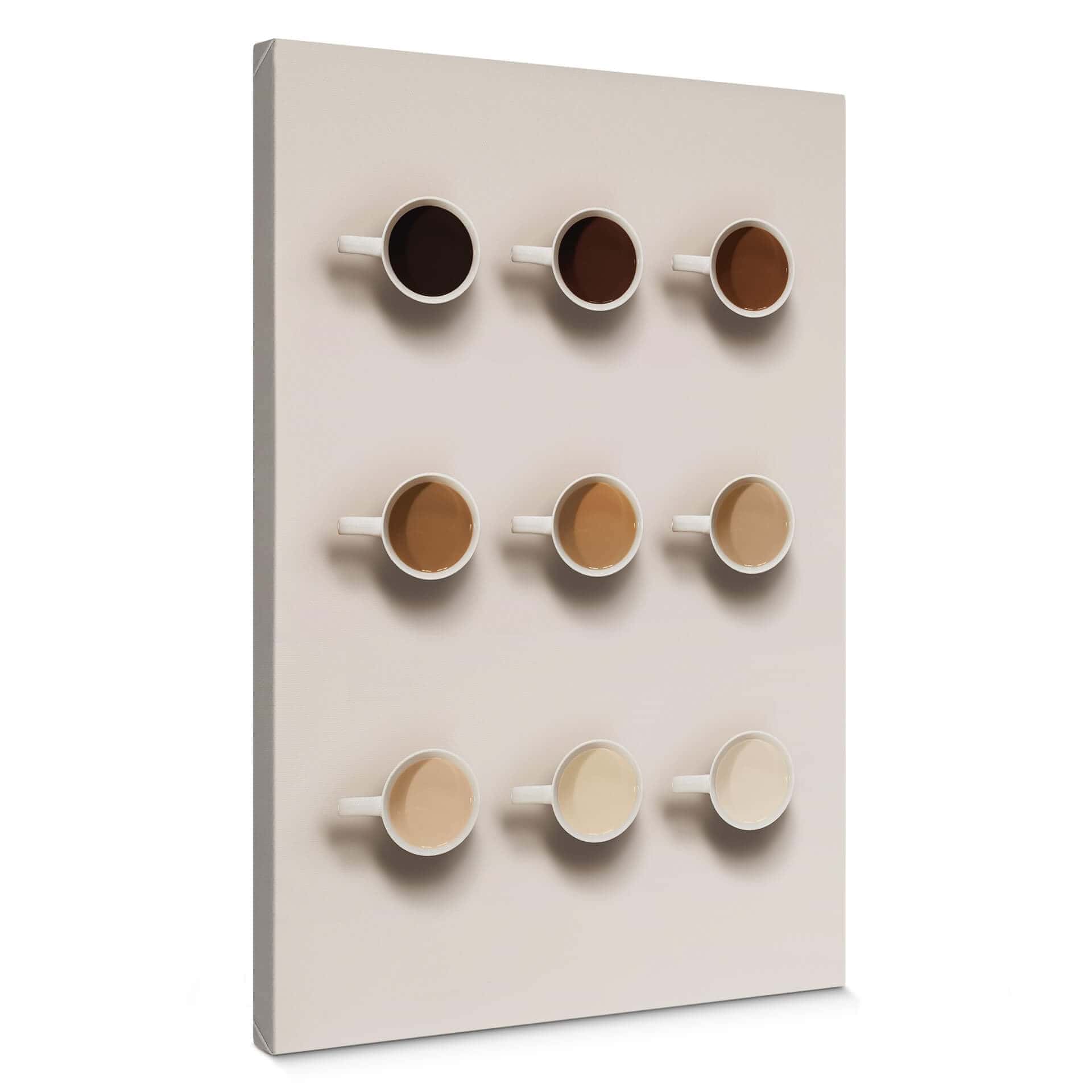 Stampa su tela Shades of coffee