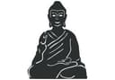 Decoro per finestra - Buddha