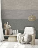 Fotomurale con motivo Tessuto in grigio e grigio-verde 3,4 x 2,12 m