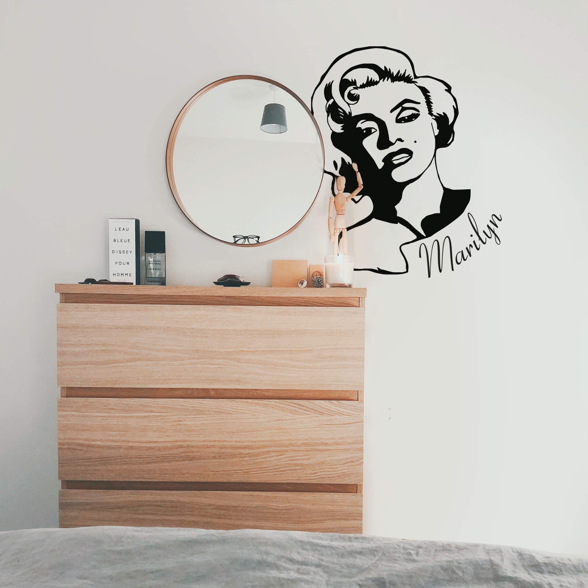 Adesivo murale - Marilyn