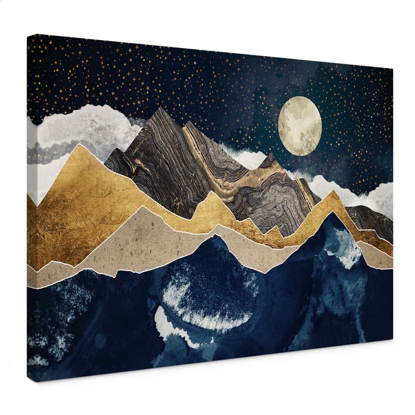 Stampa su tela Cielo stellato in inverno - SpaceFrog Designs