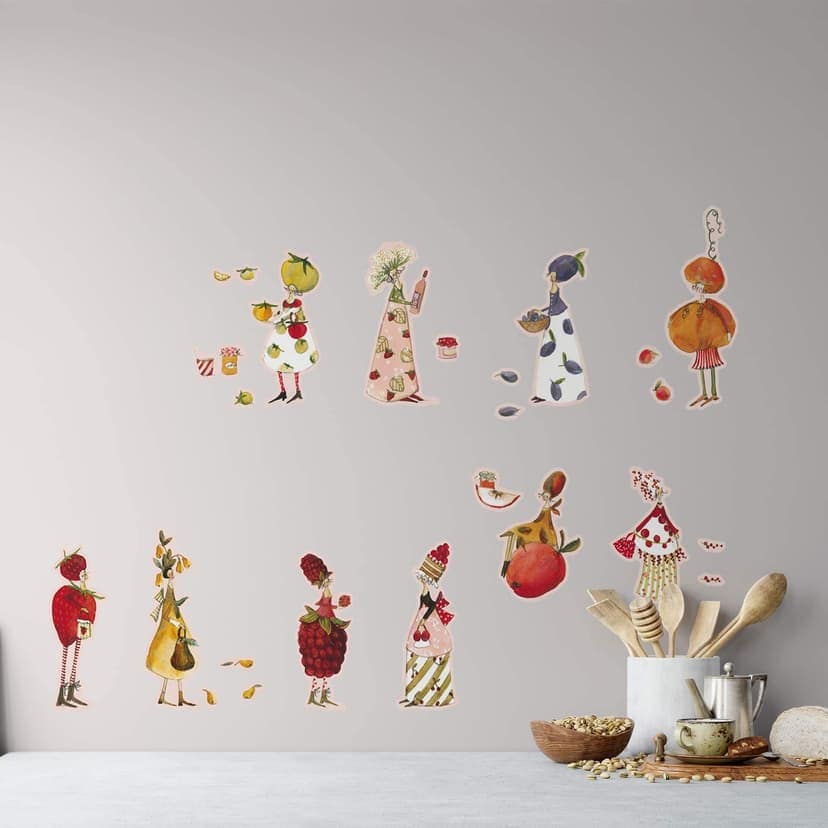 Adesivo murale Leffler – Frutti per marmellata