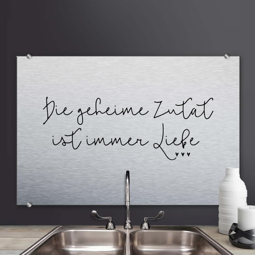 Paraschizzi Alu-dibond - Immer Liebe