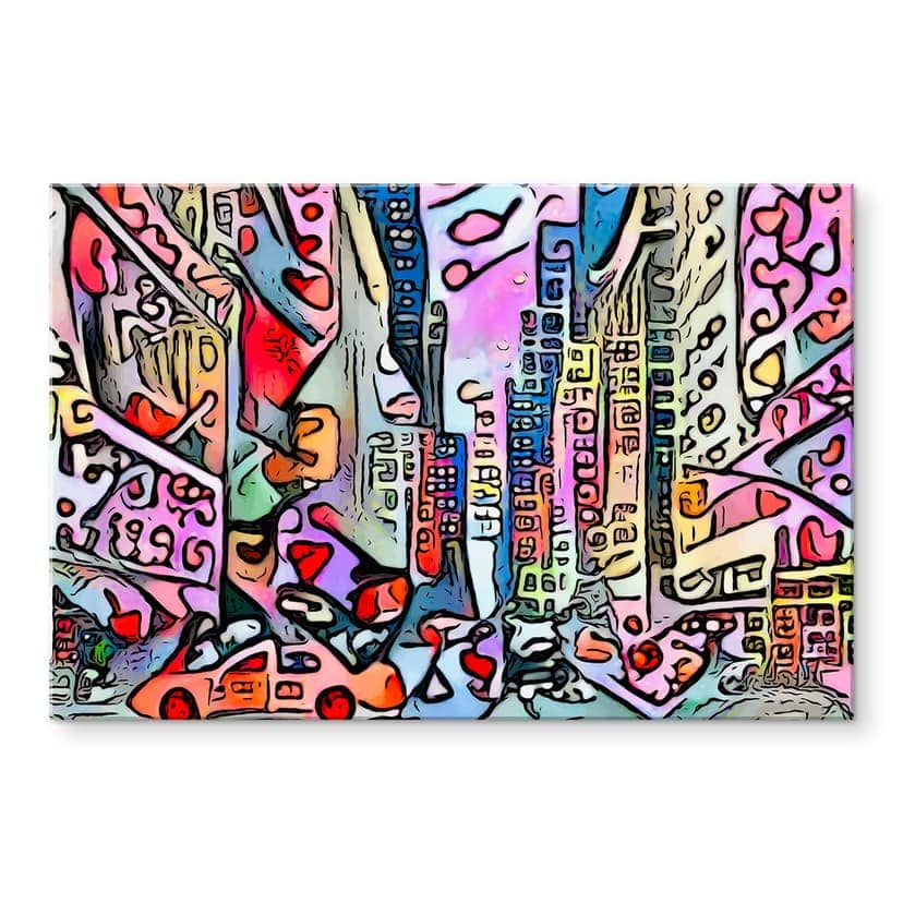 Stampa su vetro acrilico Zamart - New York - Stile Rizzi