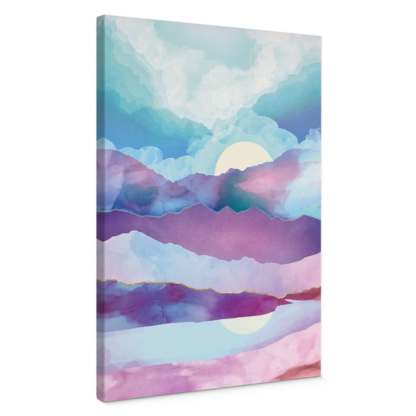 Stampa su tela Abbagliante paesaggio montano - SpaceFrog Designs