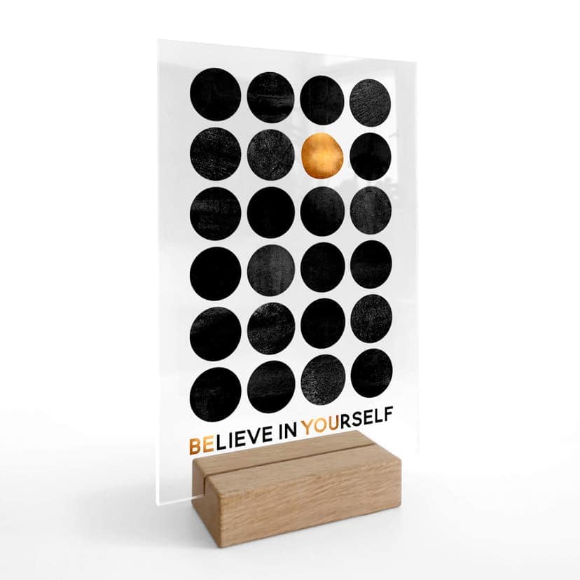 Decoro acrilico + supporto Fredriksson - Believe
