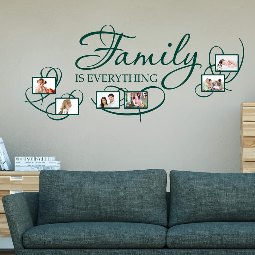Family is everything con spazio per foto