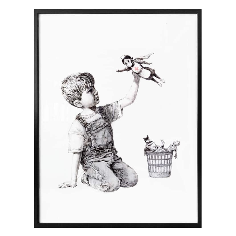 Poster Banksy - Real Hero