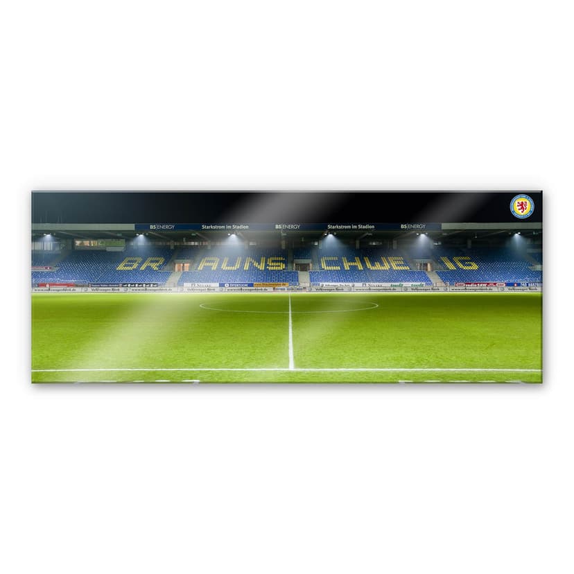 Stampe XXL per pareti panoramiche della tribuna dell'Eintracht Braunschweig