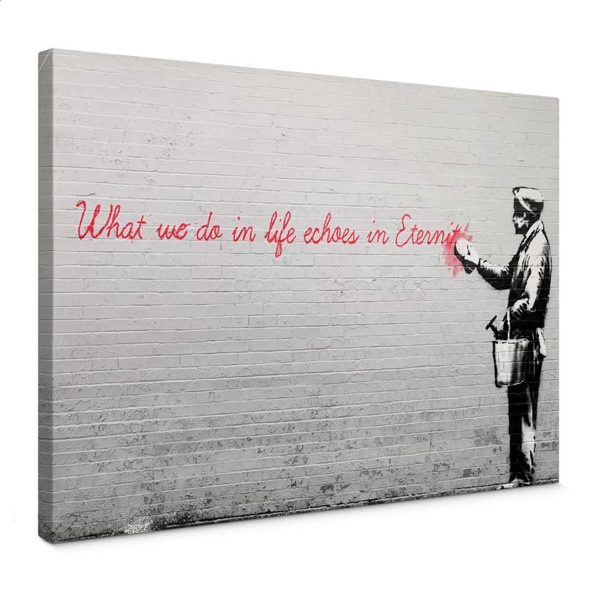 Stampa su tela Banksy - Echoes In Eternity