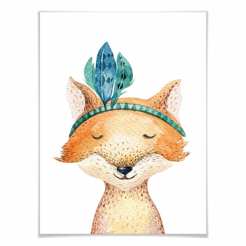 Poster Kvilis - Hippie fox