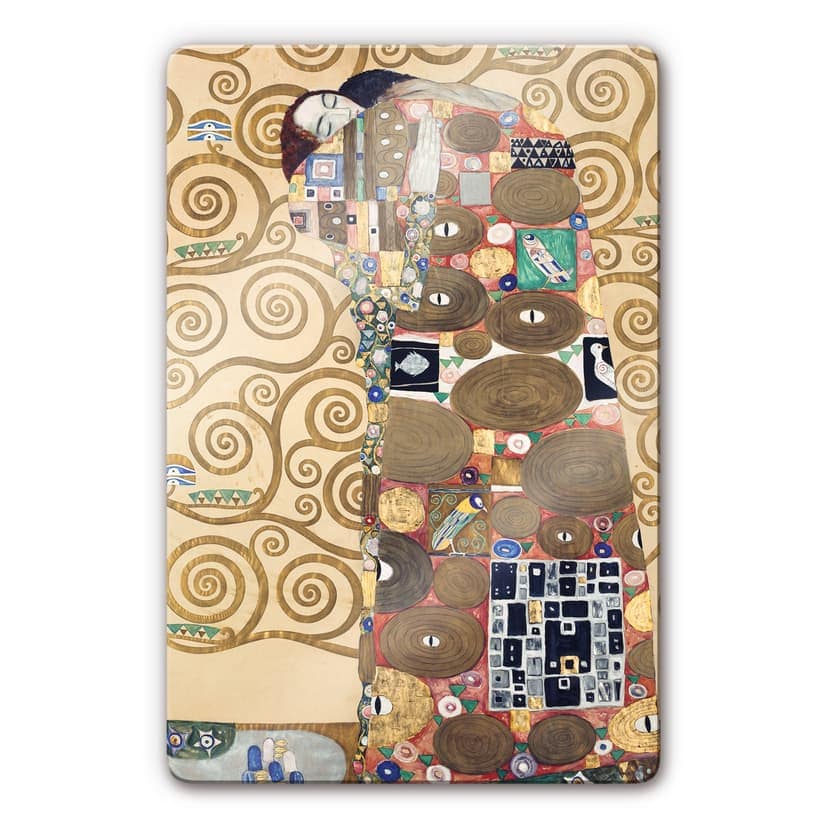 Stampa su vetro - Klimt - Il compimento