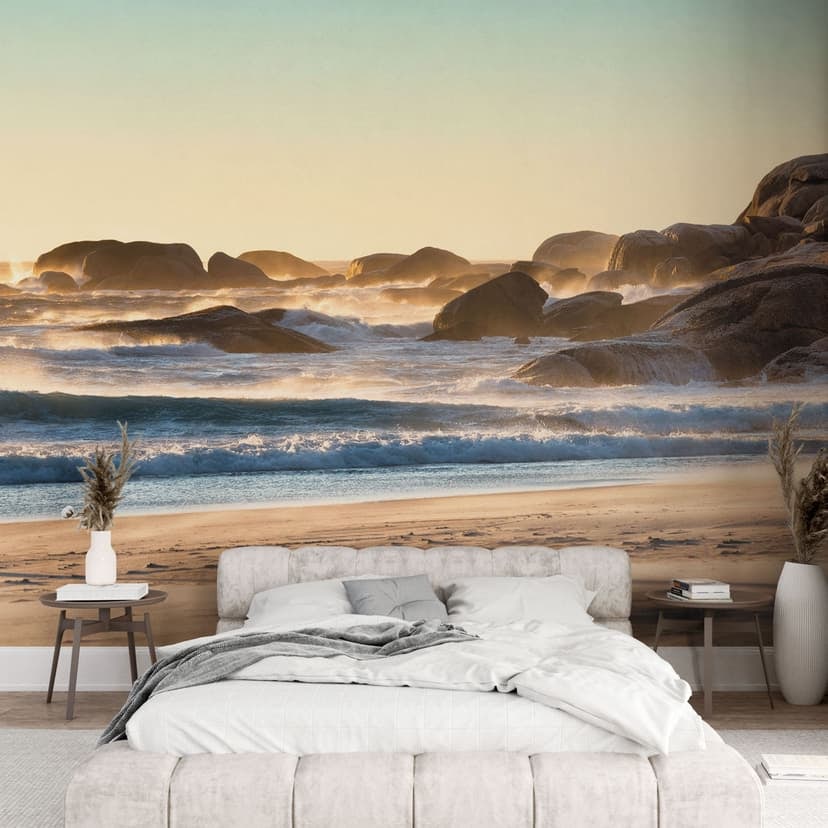 Fotomurale marittima costa spiaggia all'alba in Africa - Hugonnard