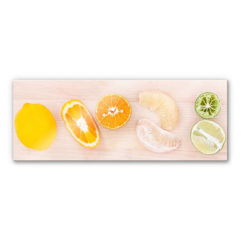 Stampa su vetro acrilico Ricetta della limonata - panoramica