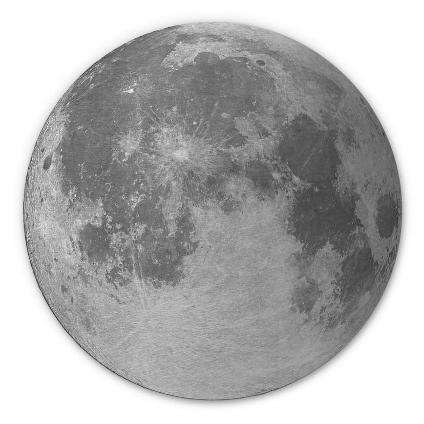 Alu-Dibond Luna piena