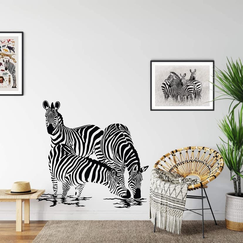 Adesivo murale - Zebre 2