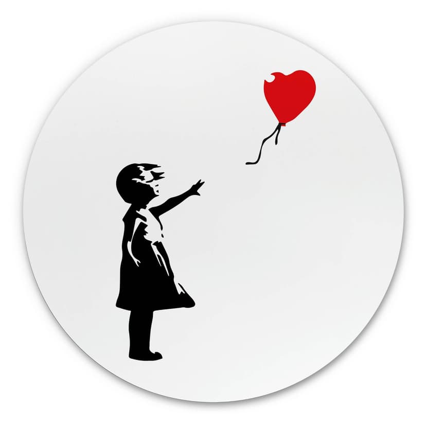 Alu-Dibond Banksy - Girl with the red balloon