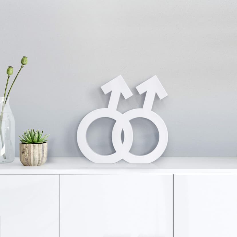 Decoro PVC - Simbolo Uomo-Uomo