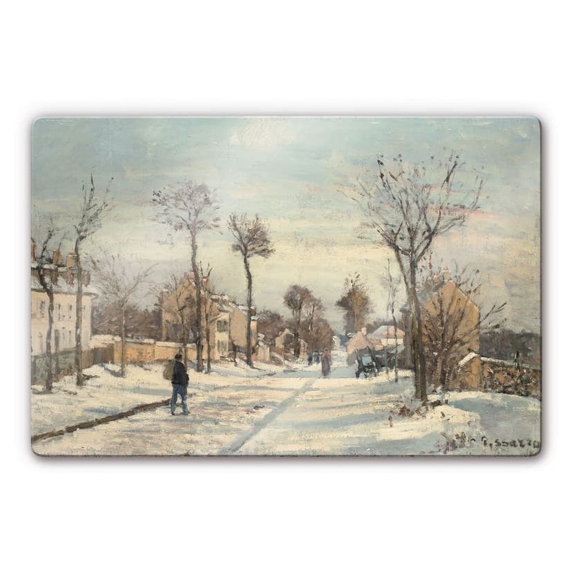 Pissarro - Strada di Louveciennes innevata