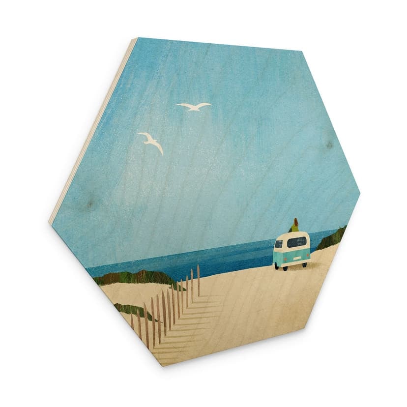 Esagono in legno Vita in furgone - vacanza al mare - Rivers