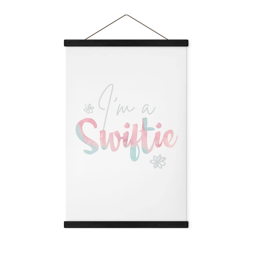 Poster tessile I'm a Swiftie - ispirato a Taylor Swift