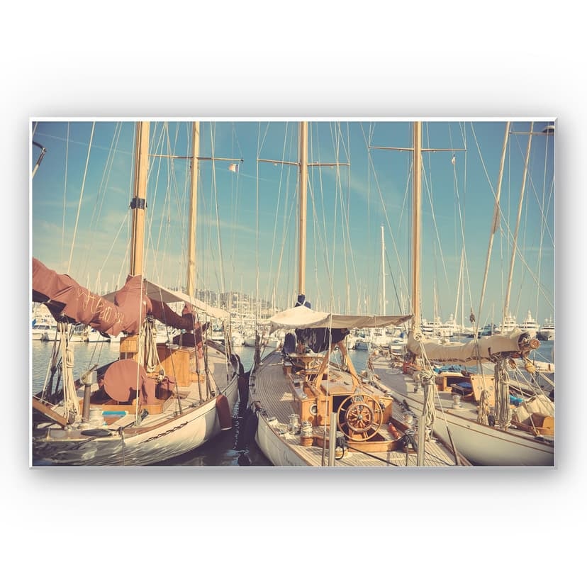 Stampa su Forex - Barche a vela nel porto