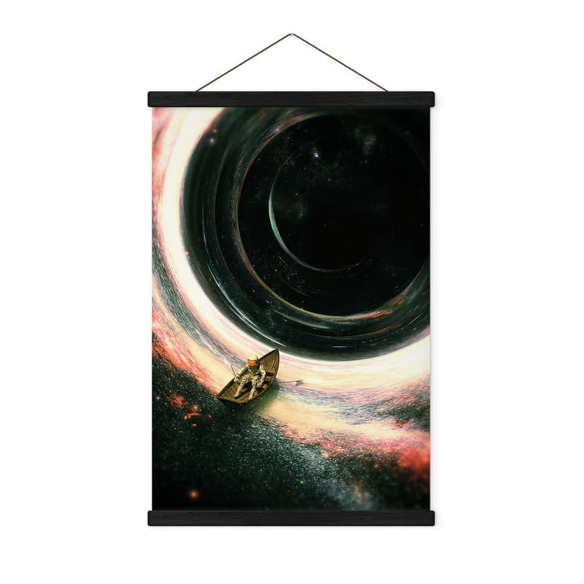 Poster tessile Astronauta in barca - Nicebleed